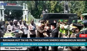 SMJ RAYAKAN HUT TNI KE 75 TINGKATKAN SINERGI MEMBANGUN NEGERI