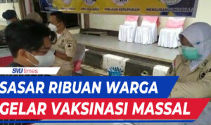 TNI POLRI GELAR VAKSINASI MASSAL 6 HARI DI STADION JOYOKUSUMO PATI SASAR RIBUAN WARGA