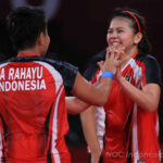 ganda putri indonesia peroleh medali emas cabor bulutangkis olimpiade