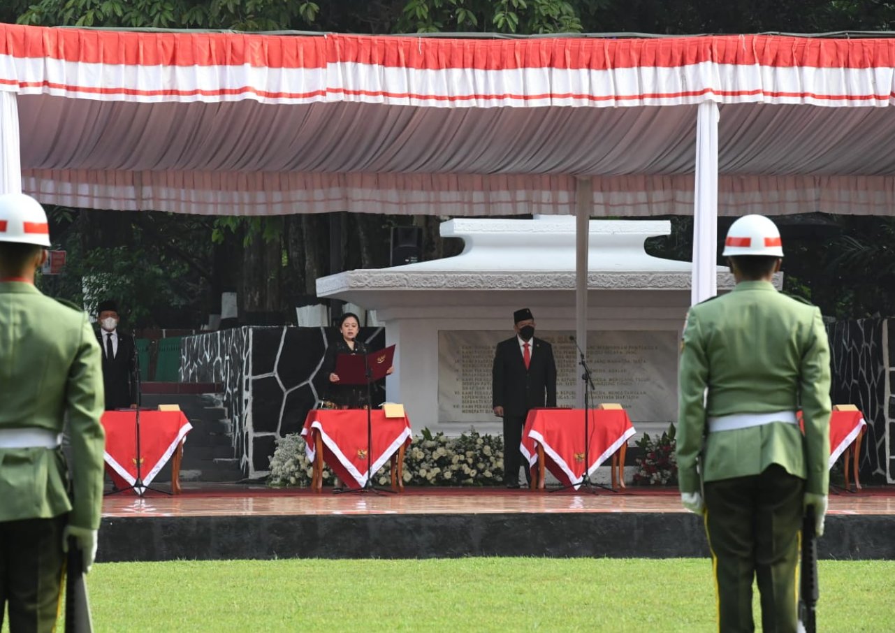 Ketua DPR RI Bacakan Ikrar di Upacara Peringatan Hari Kesaktian Pancasila