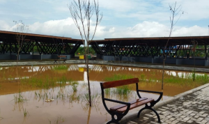 Drainase Belum Memadai, Banyak Titik Genangan di Alun-alun Timur