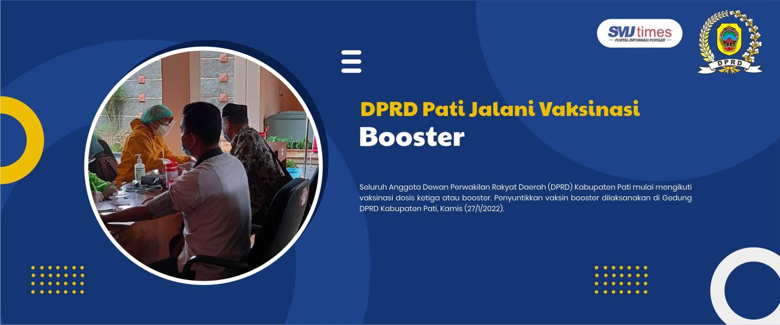 DPRD Pati Jalani Vaksinasi Booster