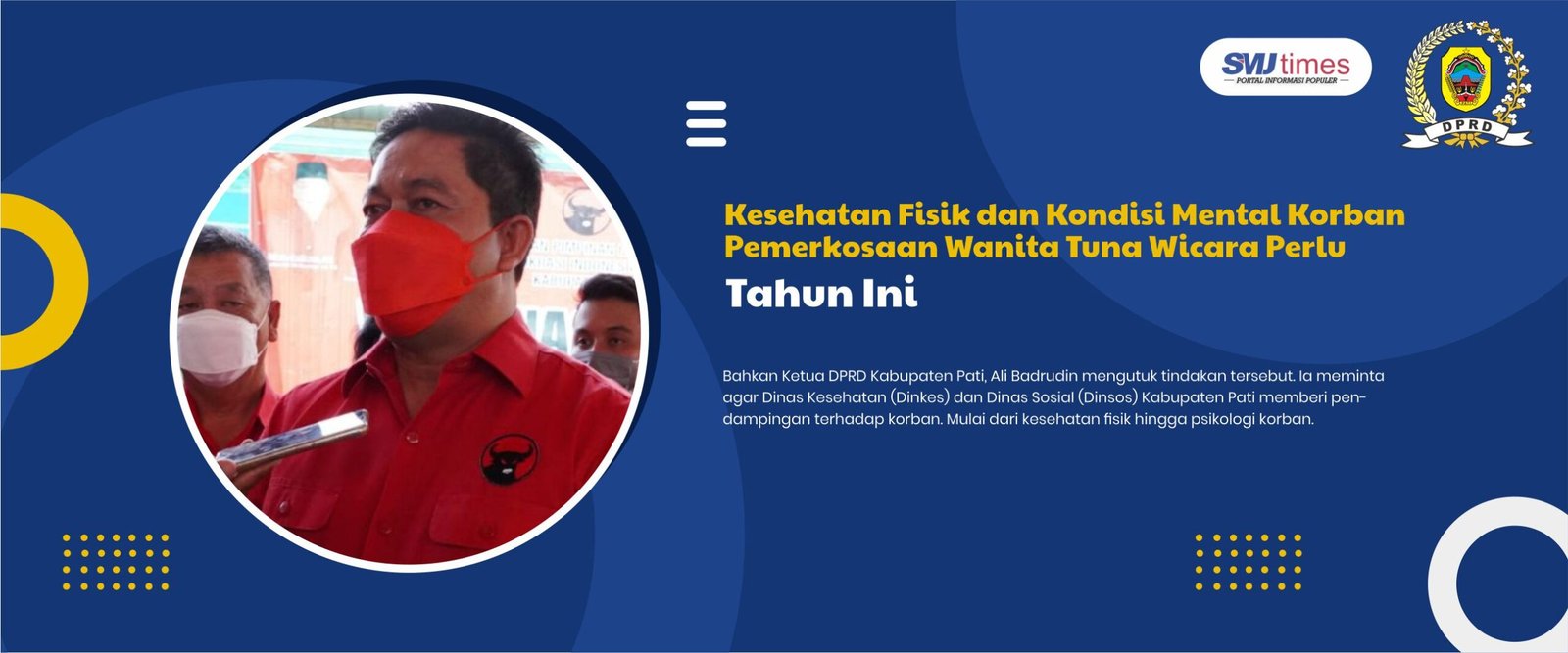 Kesehatan Fisik dan Kondisi Mental Korban Pemerkosaan Wanita Tuna Wicara Perlu Diperhatikan Secara Serius