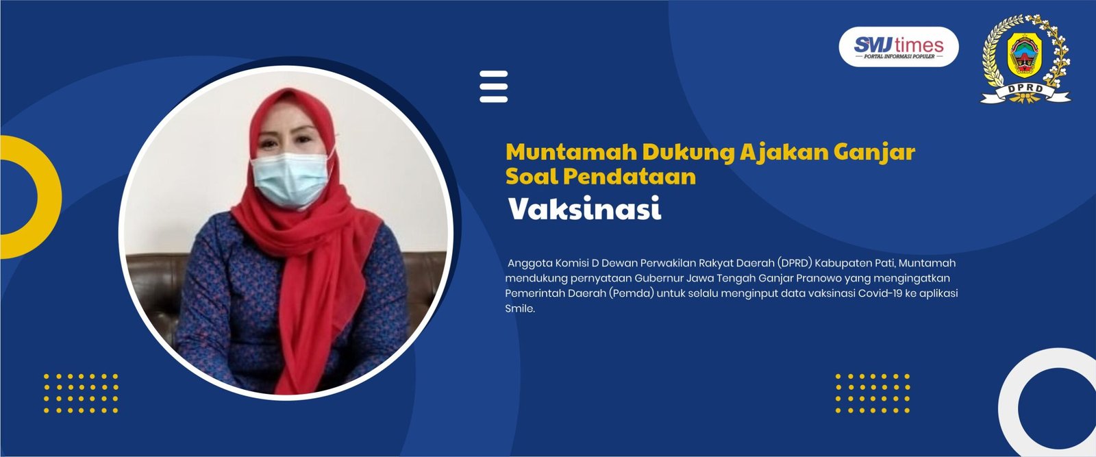 Muntamah Dukung Ajakan Ganjar Soal Pendataan Vaksinasi