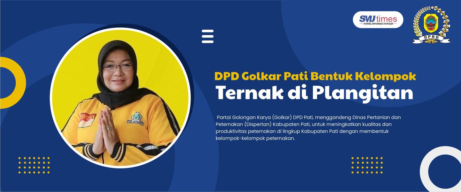 DPD Golkar Pati Bentuk Kelompok Ternak di Plangitan