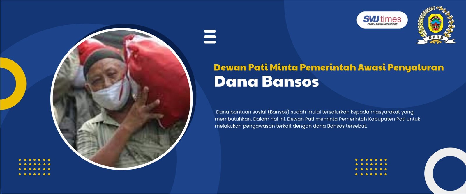 Dewan Pati Minta Pemerintah Awasi Penyaluran Dana Bansos