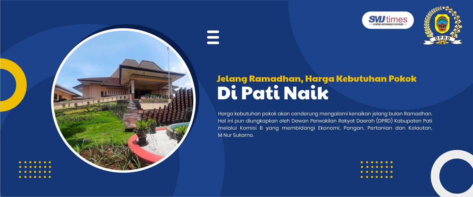 Jelang Ramadhan, Harga Kebutuhan Pokok di Pati Naik
