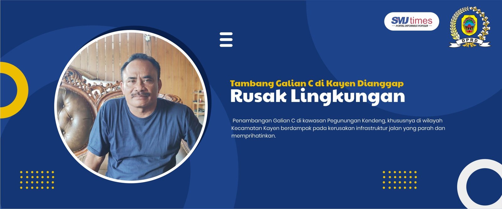 Tambang Galian C di Kayen Dianggap Rusak Lingkungan