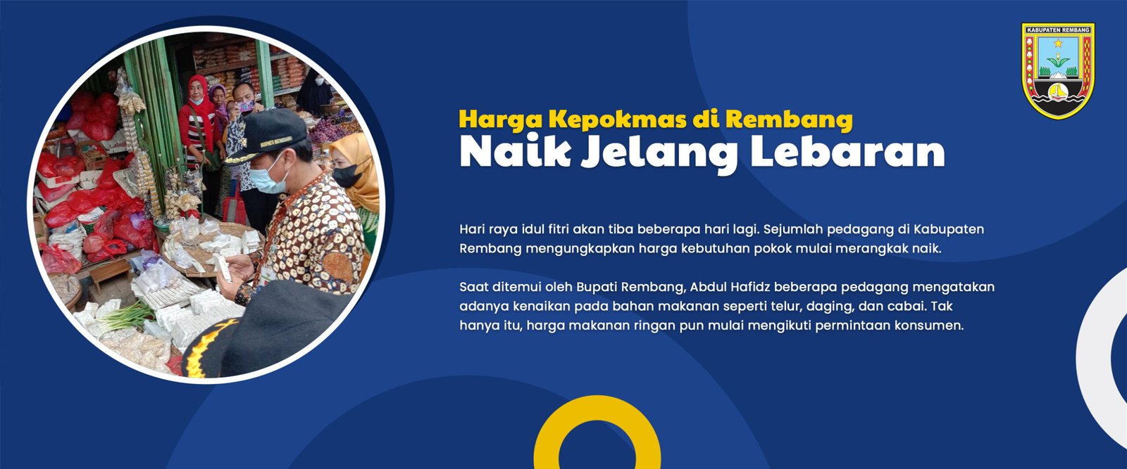 Harga Kepokmas di Rembang Naik Jelang Lebaran