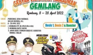 Vaksin Booster di Rembang Berhadiah Sepeda Motor