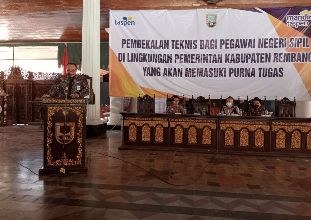 Wakil Bupati Rembang Apresiasi Kinerja PNS yang akan Purna Tugas