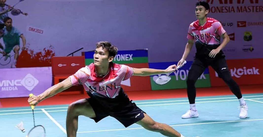 Foto: Fikri dan Bagas Akan Menantang Juara Dunia 2021/ Instagram @badminton.ina