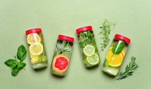 minuman infused water