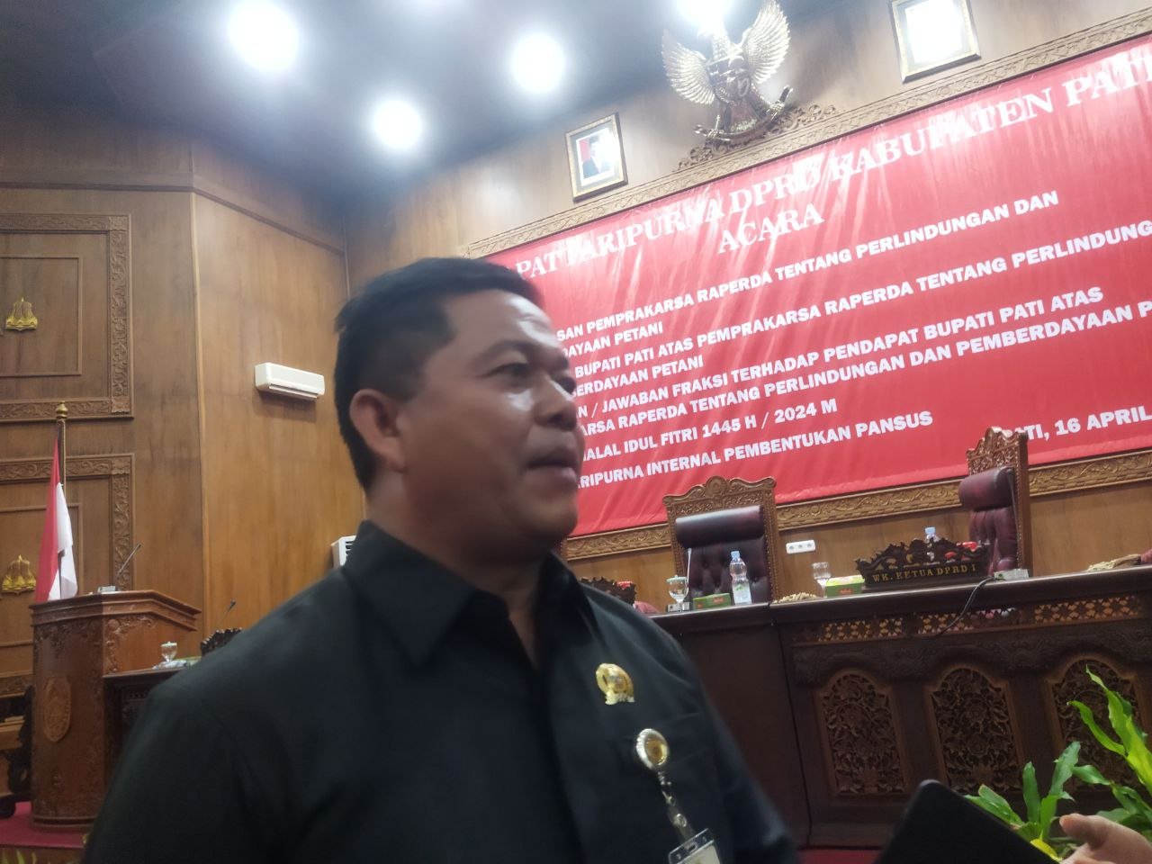 Foto : Ali Badrudin Ketua DPRD Pati (Dok. SMJTimes.com/Ilham)