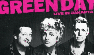Foto: band punk rock asal California, Green Day (sumber: telkomsel)