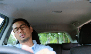 Foto: ilustrasi micro-sleep saat menyetir (sumber: istock)