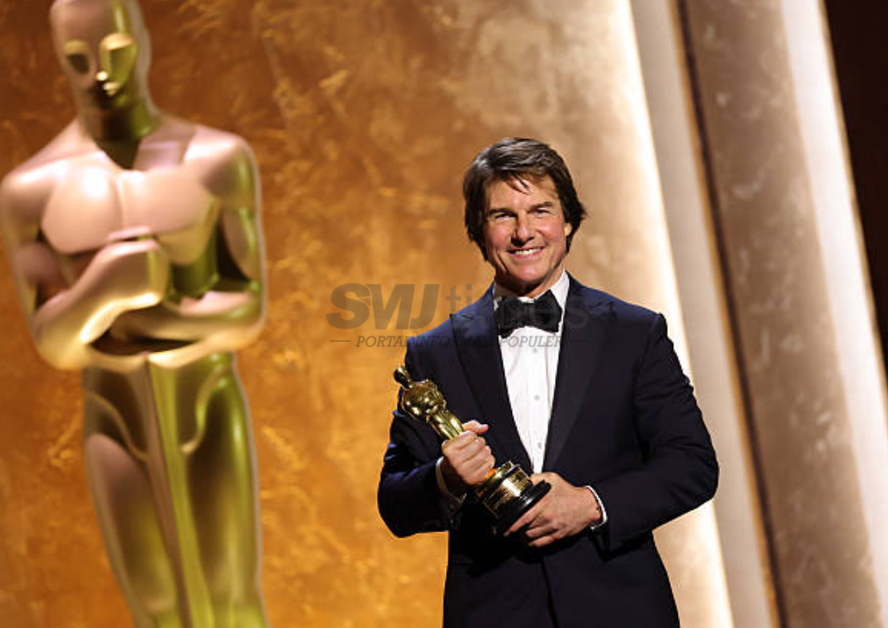 Setelah Lebih dari Empat Dekade, Aktor Legendaris Tom Cruise Raih Piala Oscar Pertamanya
