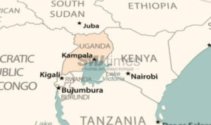 Foto: Peta Negara Kenya dan Uganda (sumber: istock)