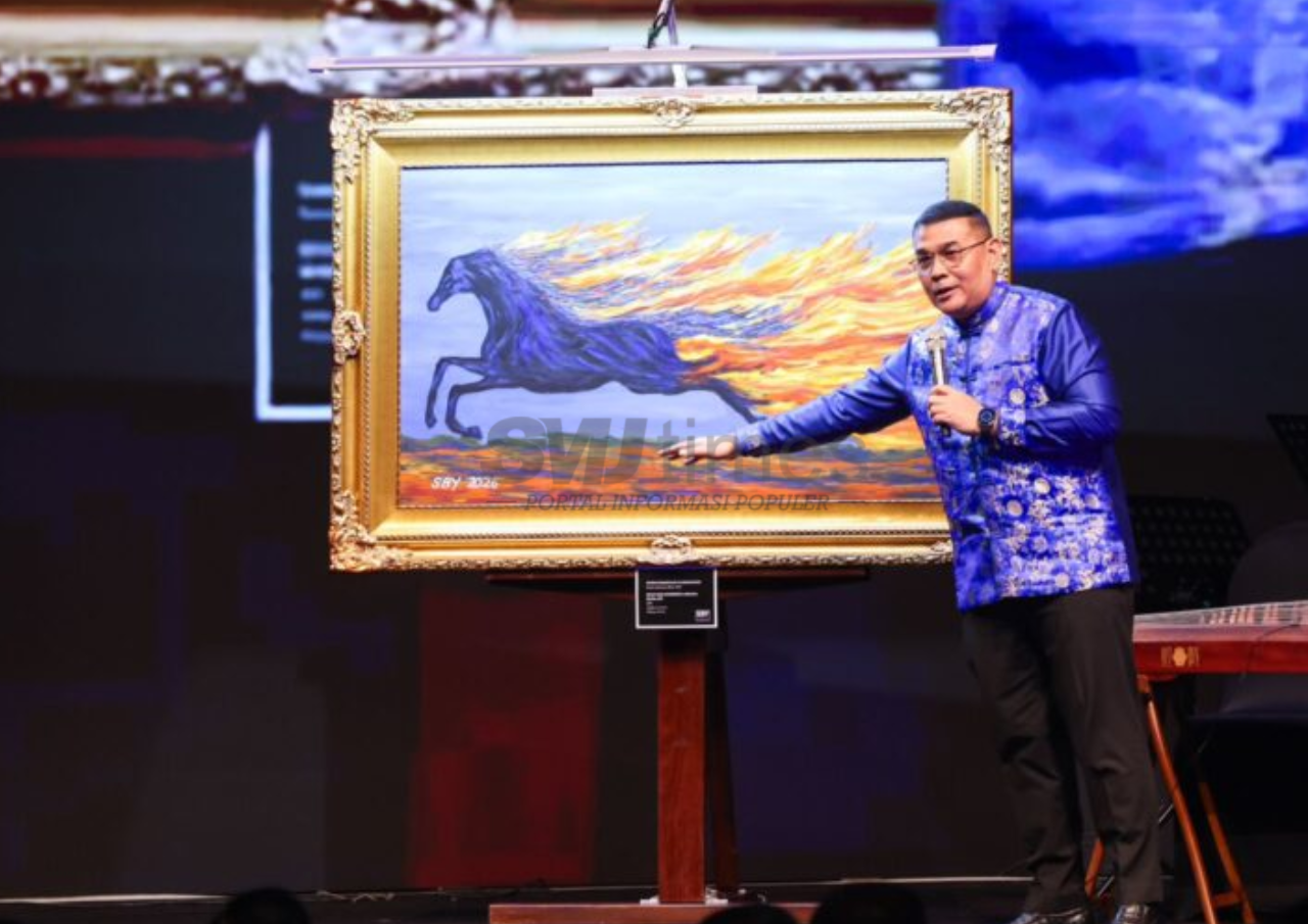 Lukisan Kuda Api Karya SBY Jadi Rebutan Konglomerat, Menang di Angka Rp6,5 Miliar