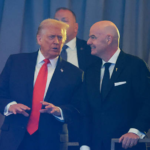 Donald Trump dan Gianni Infantino FIFA Tangguhkan Sanksi Timnas AS Satu Tahun, Donald Trump Ingin Jadikan Infantino Sebagai Sekjen PBB