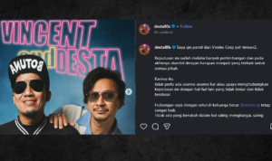 Desta Resmi Mundur dari Perusahaan yang Dibangun dengan Vincent, Vindes Corp