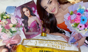 Peraih Runner-up Miss Grand Indonesia 2025 Putri Juficha Meninggal Dunia saat Ulang Tahun ke-26