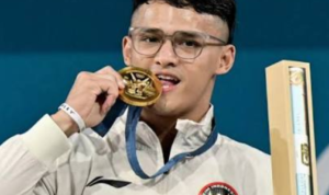 Rizki Juniansyah Atlet Angkat Besi Indonesia Rizki Juniansyah Ditangguhkan Sementara pada Ajang Asian Games 2026