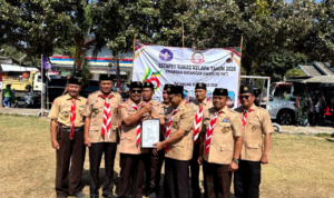 Plt Bupati Pati Terima Pataka dari Rembang, Tanda Berlanjutnya ETK Pramuka Jawa Tengah 2026